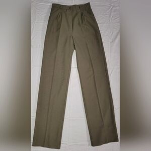80's SirJe' Olive slacks  Sz 9/10 🇺🇸